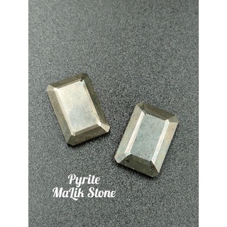 ✨ ไพไรต์ เจียรทำเครื่องประดับ ( Pyrite ) ✨ น้ำหนัก ชิ้นละ 3 g.✨ ขนาด 18×12×3 mm.📽️ มี VDO