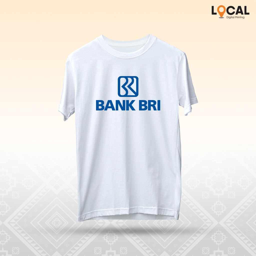 BRI BANK DESIGN TSHIRT CUSTOM DTF A4 - พิมพ์ท้องถิ่น