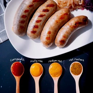 Homemade Mustard sauce & Currywurst sauce มัสตาร์ด ซอสแกงกะหรี่ Keto ทานคู่ไส้กรอกเยอรมัน และเนื้อสัตว์ by Nature D'Lite