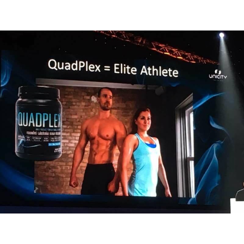 QUADPLEX Whey Protein Isolate ควอดเพล็กซ์ เวย์โปรตีน ยูนิซิตี้ Unicity ...