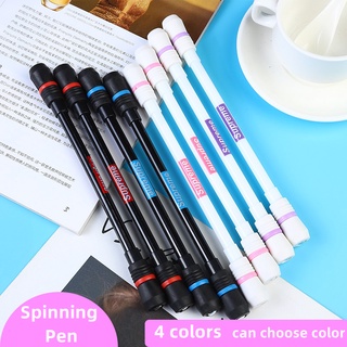 ปากกาควง Spinning pen สีดำ สีขาว หมุนง่าย ถ่วงดี ปากกาควง