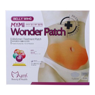 Lucky พร้อมส่ง แผ่นแปะลดหน้าท้อง แผ่นแปะลดพุง Mymi Wonder Patch