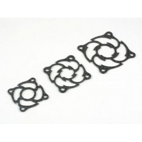 ROCHE -CFP-02 Roche 30 mm พัดลมระบายความร้อน Carbon Protector