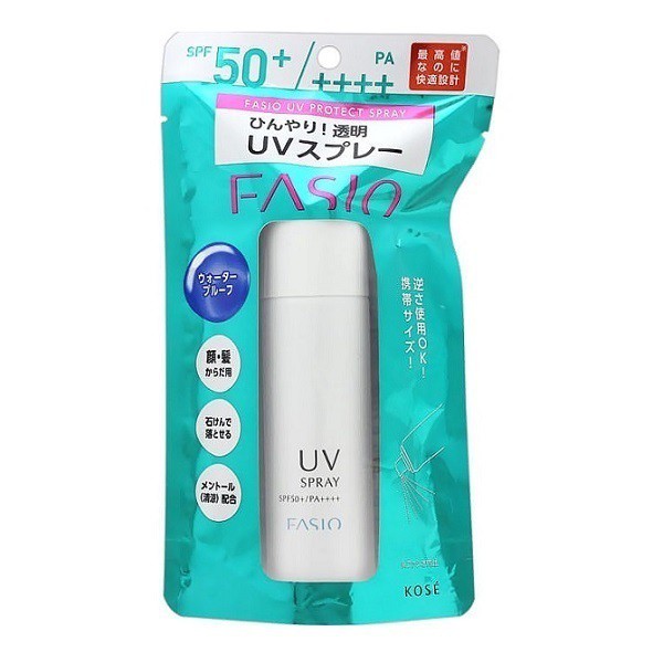 KOSE FASIO สเปรย์ กันแดด 35g UV Protect Spray SPF50+ PA++++ [KOSE FASIO] |  Shopee Thailand