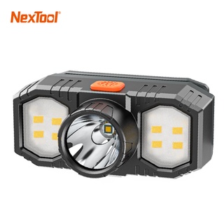 Nextool 3ไฟ ไฟฉายคาดหัว LED ไฟฉายคาดศีรษะแรงสูง ไฟสว่างแบบXPE/COB ไฟฉายIPX6กันน้ำได้ ไฟฉายเดินป่า ชาร์จแบตได้ ไฟคาดหัว ไฟส่องกบ กันน้ำ Headlamp ขนาดมินิ พกพาสะดวกง่าย COD Ready Stock