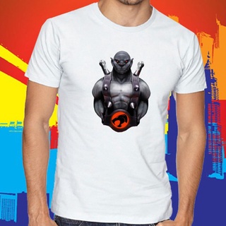 เสื้อยืดโอเวอร์ไซส์เสื้อยืด พิมพ์ลายการ์ตูน Thundercats Panthro Old School แฟชั่นฤดูร้อน สําหรับผู้ชายS-4XL