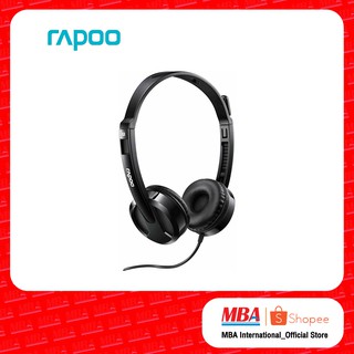 Rapoo H100 Wired Stereo Headset (หูฟังพร้อมไมค์)