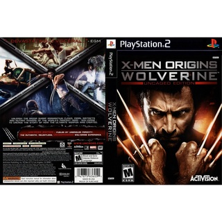 X-Men Origins - Wolverine แผ่นเกมส์ PS2