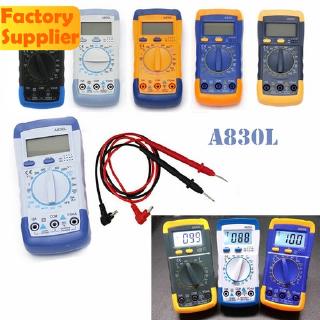 a830 l ดิจิตอลมัลติมิเตอร์ dc ac แรงดันไฟฟ้า freguency multitester meter