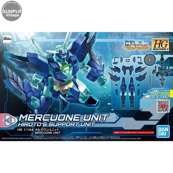 Bandai HG Mercuone Unit (เฉพาะ Part เสริม) 4573102588760 (Plastic Model)
