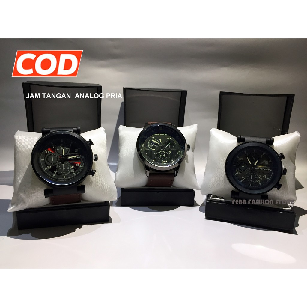 !!Jam_Tangan_Men_Men_Analog_Bwin_Sport รองเท้าผ้าใบลําลองส