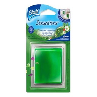 Air freshener AIR FRESHENER GEL REFILL GLADE GLASSSENT 8G MORNING FRESH Air freshener desiccant Home use น้ำหอมปรับอากาศ