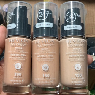 รองพื้น REVLON COLORSTAY MAKEUP 30ml SPF20 revlon รองพื้น(ครีมรองพื้นรุ่นขายดี) สูตร Dry/Normal(มีของแถม!ทุกออเดอร์)