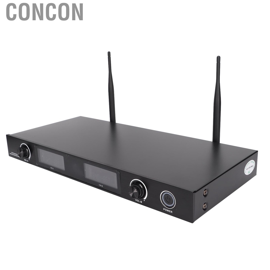 Concon Ug』380 Uhf ไมโครโฟนไร้สายพร้อมไมโครโฟน 2 ชิ้น
#8
