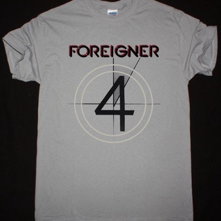 เสื้อยืดผ้าฝ้ายGildan Softstyle Unisex เสื้อยืด Foreigner 4 สีเทาอ่อน 1L XL  XXL 3XL