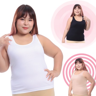 F Cherilon เชอรีล่อน Eco Wear Plus Size เสื้อกล้าม เสื้อยืด เสื้อคนอ้วน เสื้อไซส์ใหญ่ เสื้อสาวอวบ ผ้านุ่มมาก ใส่สบาย ระบายอากาศดี ONIC-BSVRY4