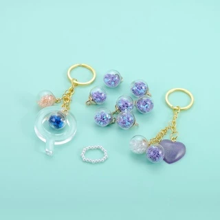 5Pcs จี้ลูกปัดคริสตัลใส DIY สร้อยข้อมือสร้อยคอต่างหูเครื่องประดับ
