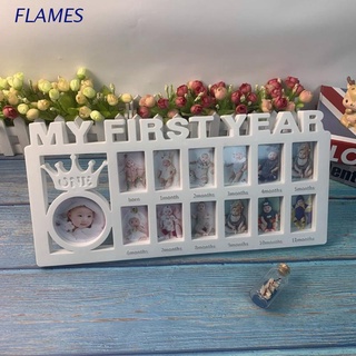 Fl กรอบรูป My First Year Baby Keepsake สําหรับเด็ก อายุ 0-12 เดือน