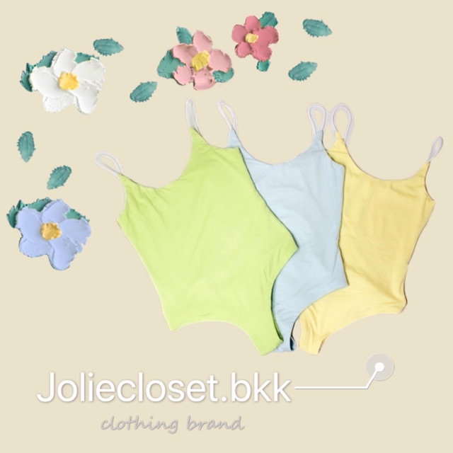 🔥พร้อมส่ง🔥 Bodysuit สายเดี่ยว  รุ่น "Blair Top"