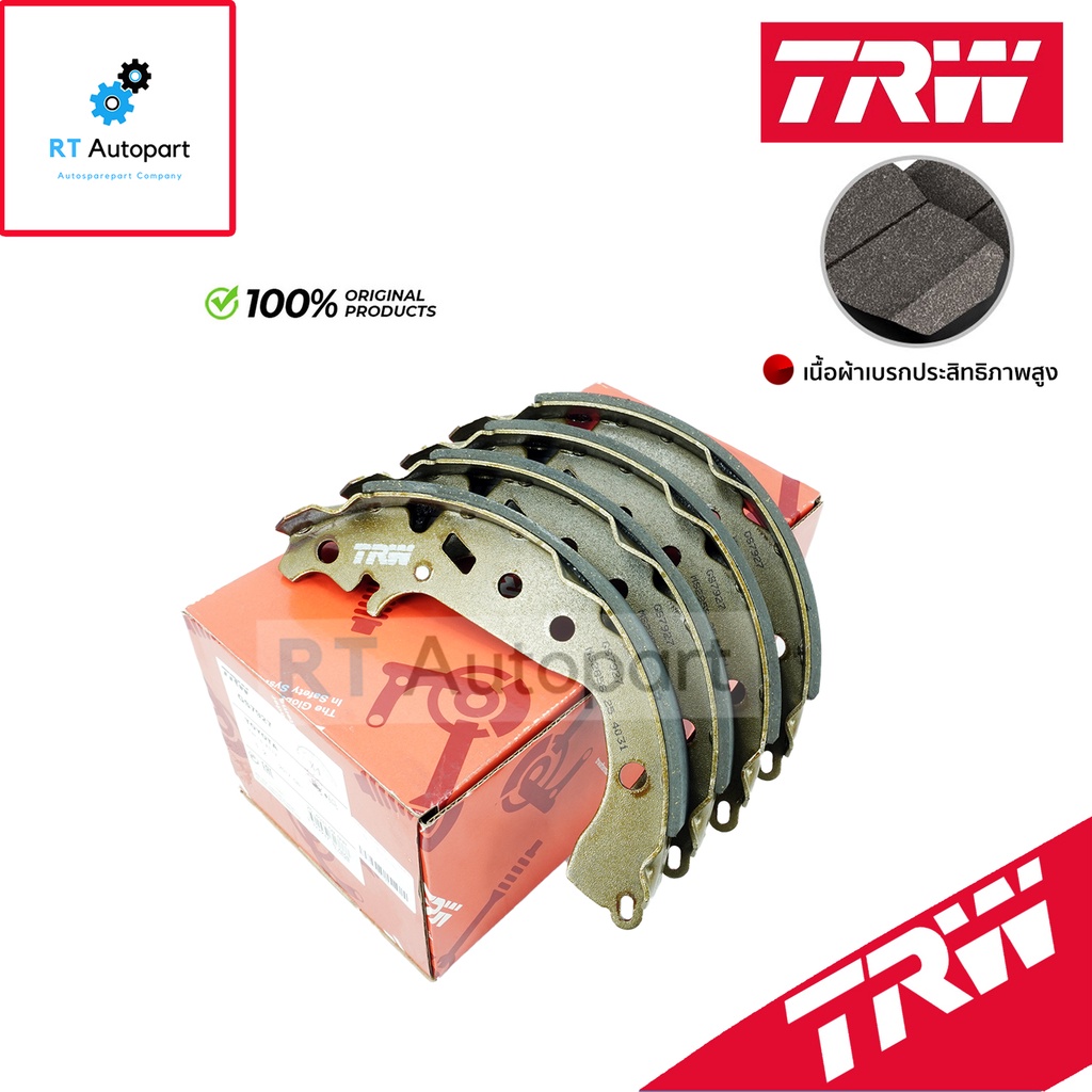 TRW ผ้าดรัมเบรคหลัง Toyota Vios Yaris เครื่อง1.2 ปี17-21 / ผ้าเบรค ผ้าเบรค / GS7927
