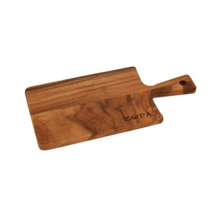 เขียงเหลี่ยมเล็กมีด้ามจับ Zopa NT350 Chopping block small size with handle Zopa NT350