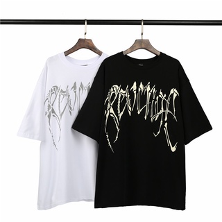 Correct Version Meichao Revenge Bones Keel เสื้อยืดลําลองสําหรับผู้ชายผู้หญิงแขนสั้นพิมพ์ลายหัวกะโหลก