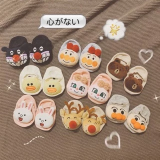 Link1 :: [พร้อมส่ง] ถุงเท้าเด็กหัวตุ๊กตา มีกันลื่น 0-3 ปี มีลายอื่นต่อlink2/3หน้าร้านคะ