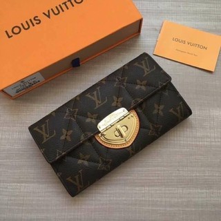 กระเป๋าสตรงค์ LOUIS VUITTON Wallet ใบยาว งานสวย หนังแท้