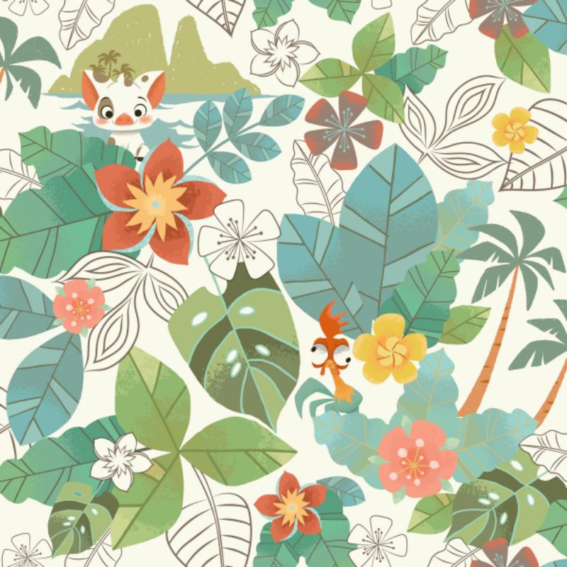 Wallpaper ลิขสิทธิ์แท้ Disney moana