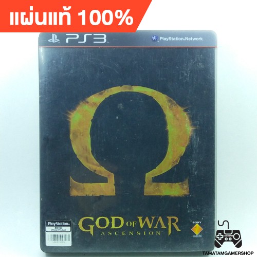 (กล่องดำ) God of War Ascension ps3 *มือสอง*แผ่นเกมส์แท้ps3 แผ่นแท้เพล3 แผ่นหายาก สภาพสะสม God of War ps3 god of war ps3