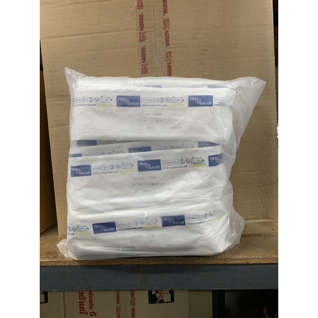 Thai-gauze Sterile ไม้พันสำลี ชนิดปลอดเชื้อ 50 ซอง รูปที่ 3