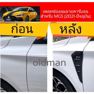 สคัพเพลทช่องลมลาย,ครอบกระจก,เข้ามุมกระจก,logoคาร์บอน,ครอบมือจับไฟเบอร์MG5(2021)