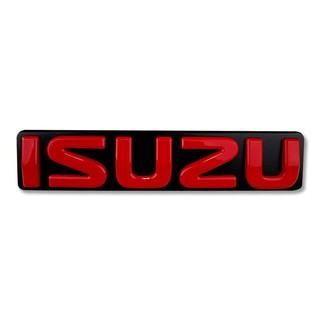 OEM ตราหน้ากาก ISUZU DMAX 2010 แท้ 💯(สีแดง)