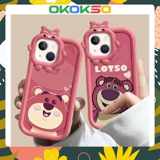 เคสมือถือ แบบนิ่ม ลายการ์ตูนหมีสตรอเบอร์รี่ โบว์ กันกระแทก สําหรับ OPPO Reno8 5G Reno7pro reno6 7z 5 R17 A9 2020 A31 F11 A3S A53A15