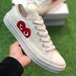 รองเท้า Con verse Chuck 70 x CDG PLAY ✅มีเก็บเงินปลายทาง