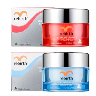 Rebirth Plcenta concentrate ครีมรกแกะสูตรเข้มข้น 50 ml.+ Emu concentrat ครีมอีมูสตรเข้มข้น 50 ml.