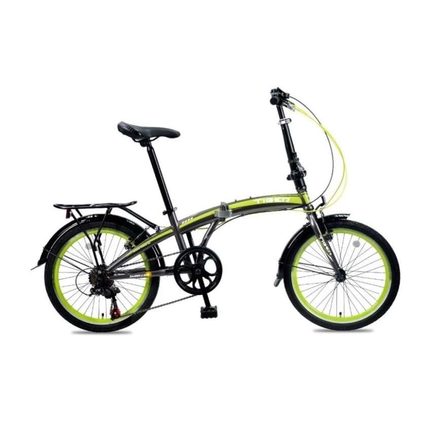 PSB NET จักรยานพับ Tiger 20 " Sunrise (Green)