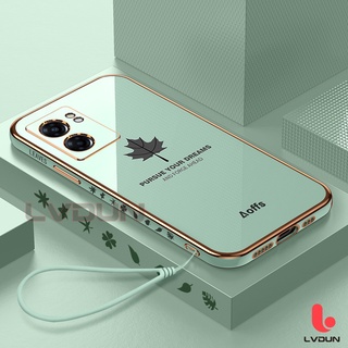 เคส oppo a77 5g maple leaves oppo a76 a96 a15 a15s a54 a53  a92 a31 soft case FY1