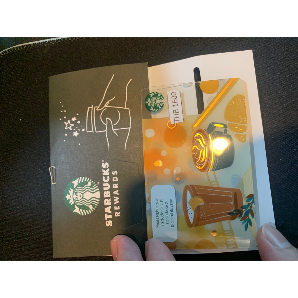 บัตรสตาร์บัคส์ Starbucks Card เงินในบัตร 1,342 บาท ขาย 800 เลิกแดก