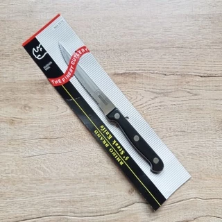 มีดสเต็ค steak knife ใบมีดเป็นร่องฟันเลื่อย หั่นเนื้อใด้ง่ายและสดวกยิ่งขึ้น