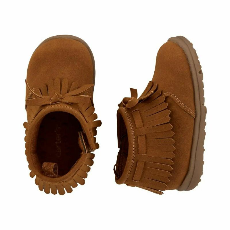 Carters Every Step Shoes Camber Boots รองเท้าเด็กผู้หญิงสีน้ําตาล