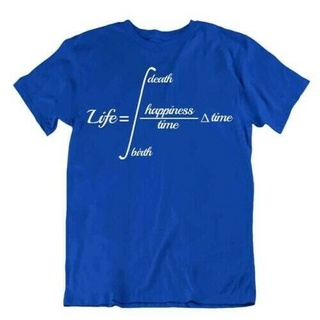 เสื้อยืดพิมพ์ลาย Happy Shopping Equation Of Life Math Joke สําหรับผู้ชายS-5XL