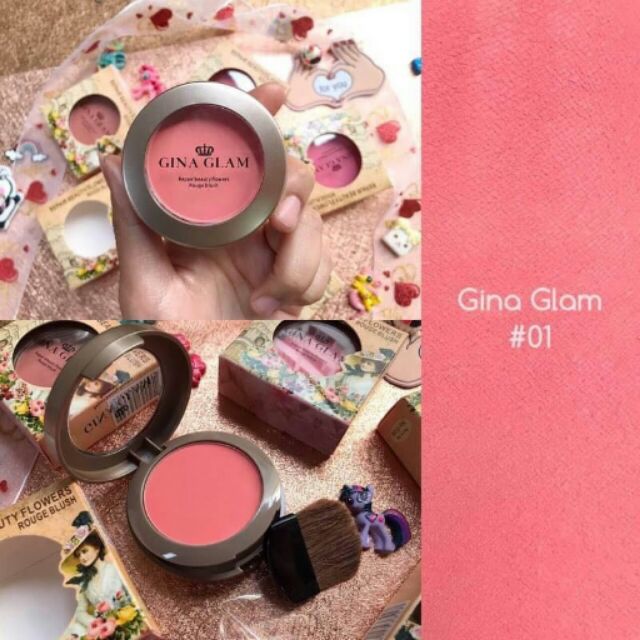 งานแท้ ✨ บรัชออน Gina Glam