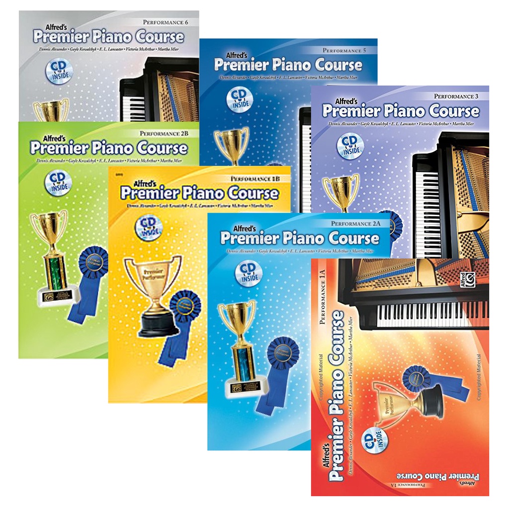 Premier Piano Course Performance Book 1A 1B 2A 2B 3  5 6