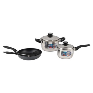 ชุดเครื่องครัว SEAGULL IMPACT 6 ชิ้นCOOKWARE SET SEAGULL IMPACT 6PCS