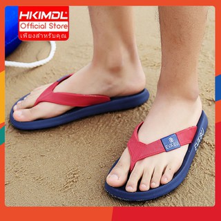 รองเท้าแตะแฟชั่น flip-flop ในร่มและกลางแจ้งที่เดินทางมาพักผ่อนนุ่มลื่นบุคลิกภาพเกาหลีผู้ชาย flip-flop ฤดูร้อน