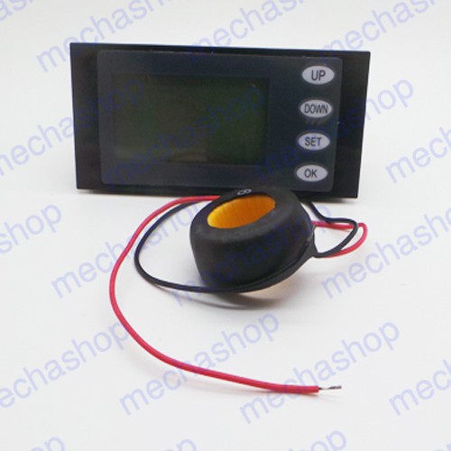 แอมป์มิเตอร์ มิเตอร์วัดไฟฟ้า AC 80-260V 100A Digital LED Power Meter Monitor Voltage Watt
