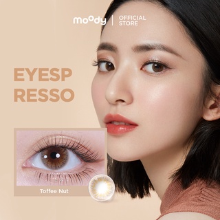 moody Quarterly คอนแทคเลนส์สี แบบใช้แล้วทิ้ง Toffee Nut (0.00 และ -1 ถึง -8) - Eyespresso