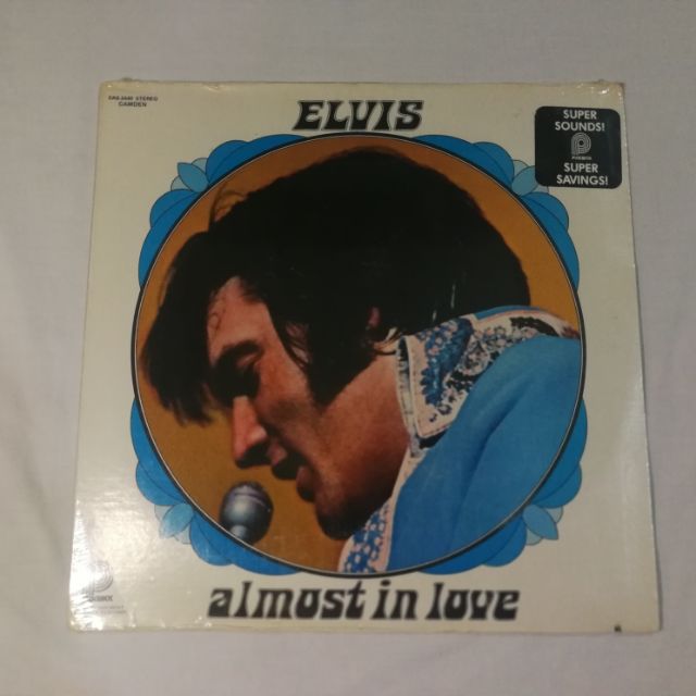 แผ่นเสียงเก่า​ Elvis อัลบั้ม​ Almost in Love