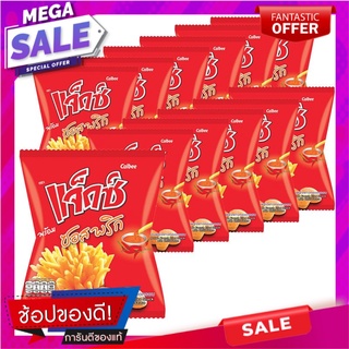 แจ๊กซ์ มันฝรั่งแท่งทอดกรอบ พร้อมซอสพริก 14 กรัม x 12 ซอง Jaxx Potato French Fries with Chilli Sauce 14g x 12 Bags